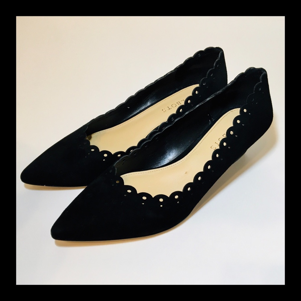 TALBOTS • SCALLOPED • WEDGES • SIZE 9